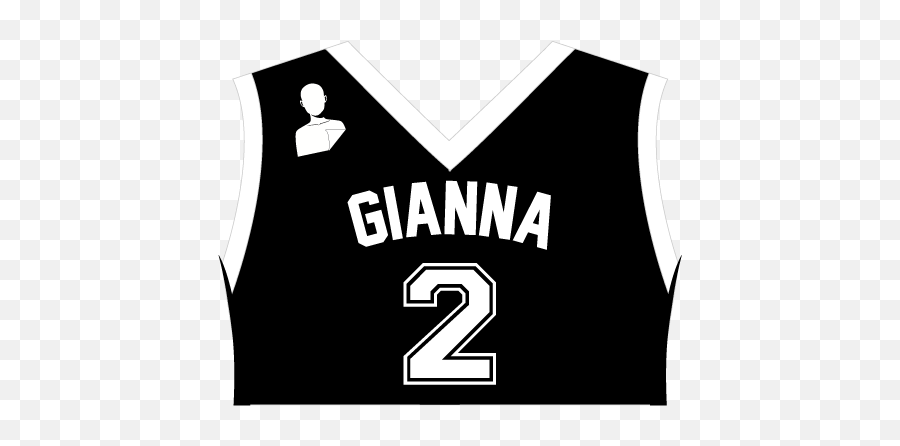 Gianna Bryant Jersey 2 - Diversity Avatar Stickers Emoji,Removable Window Decals Emoji