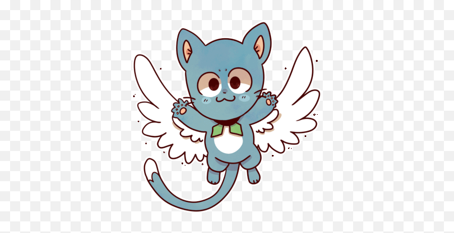 Happy Fairytail Sticker - Happy Fairytail Fairy Discover Emoji,Emojis For Android Fairy