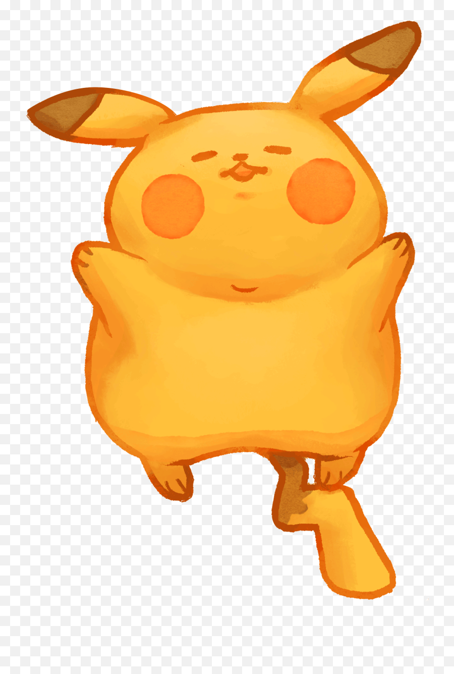 Pokemon Chonky Sticker For Ios Android Giphy Pikachu Clip - Happy Emoji,Ios Emoji On Android Root
