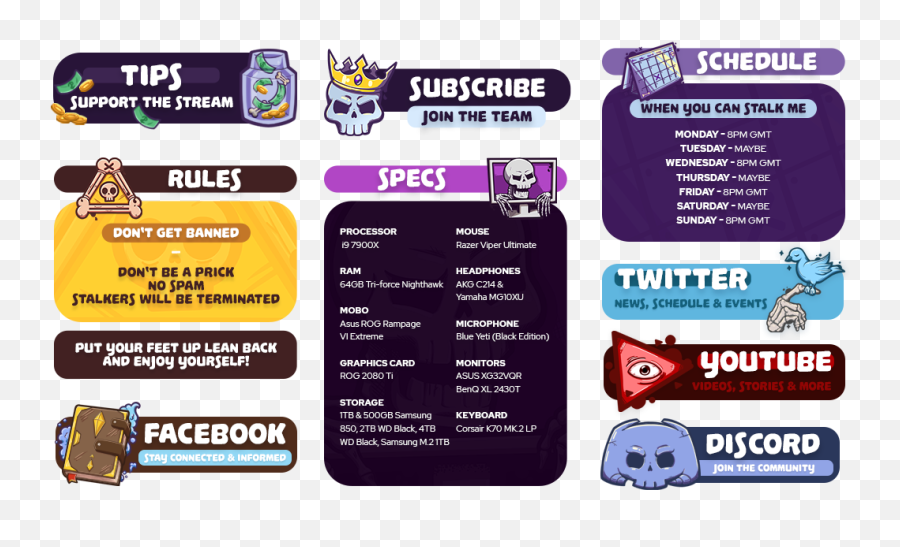 Twitch Panels U2013 The Original 100 Free Panel Marketplace Emoji,How To Make A Twitch Emoticon Panel