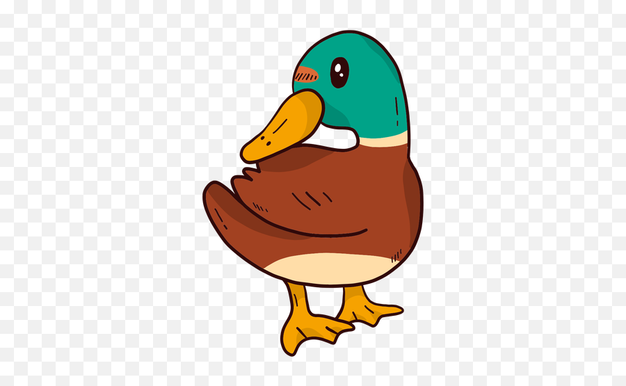 Vector Transparente Png Y Svg De Lindo Pato Drake Pato Emoji,Emojis De Animalitos Pajarito