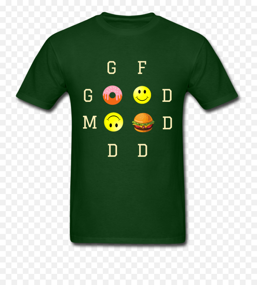 Good Food Good Mood Basic Unisex T - Shirt Emoji,Green Food Emoji