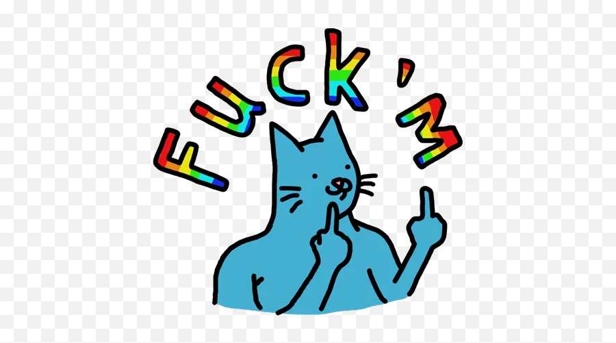 Telegram Sticker From Collection Kat Emoji,Kat Emoji