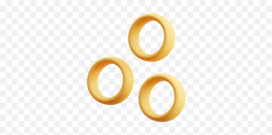 Premium Tri Rings 3d Illustration Download In Png Obj Or Emoji,Sun Rotating Emoji Pasta