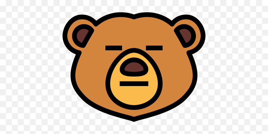 Bear - Free Animals Icons Emoji,Emoticons Bear