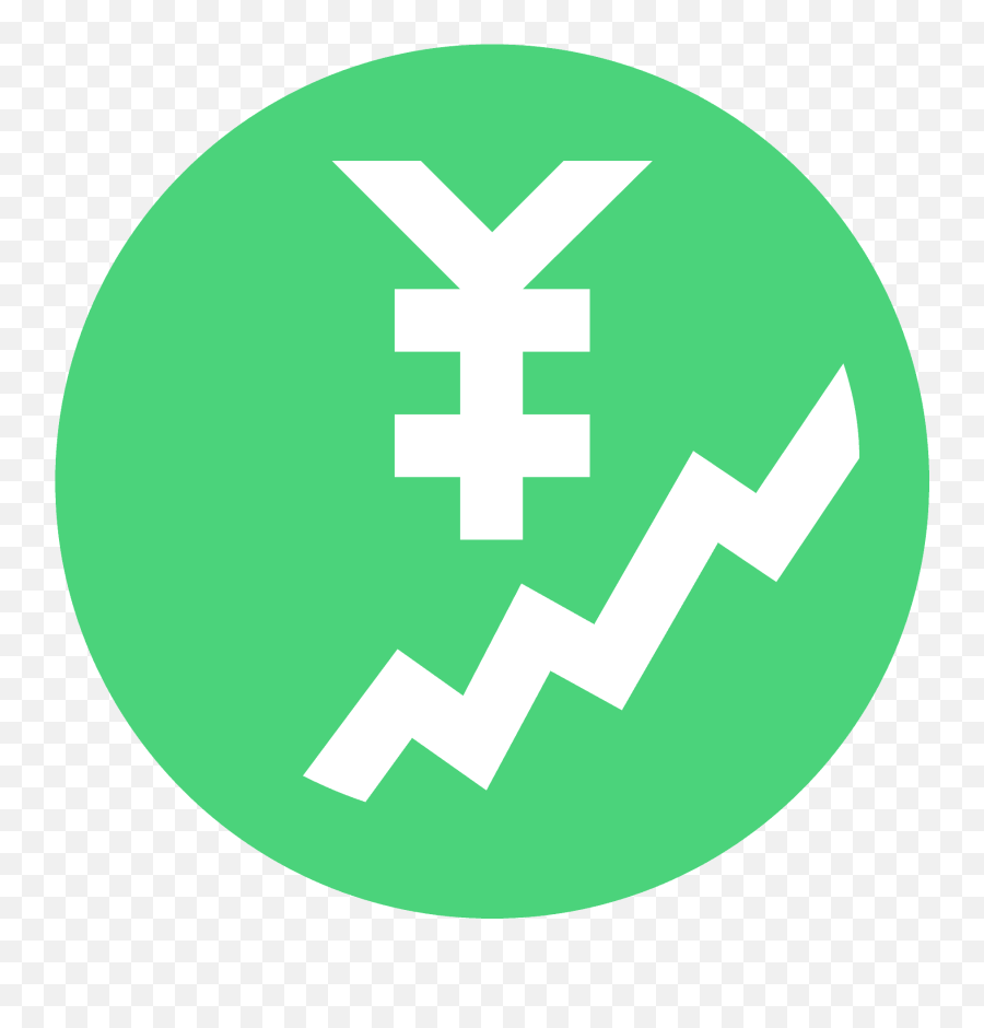 Chart With Upwards Trend And Yen Sign Id 2114 Emojicouk - Dollar Sign,Graph Emoji