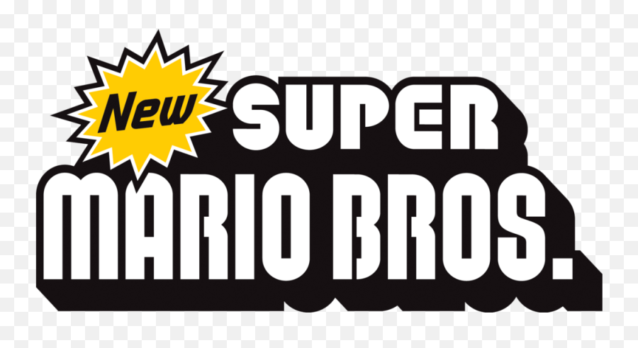New Super Mario Bros Logo - New Super Mario Bros Logo Emoji,Mario Bros Emoji
