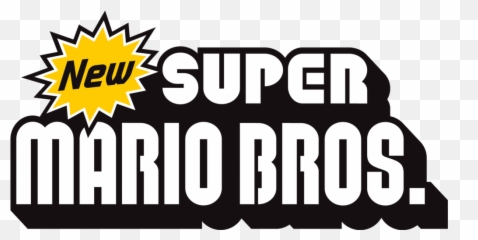 New Super Mario Bros Logo - New Super Mario Bros Logo Emoji,Mario Bros Emoji