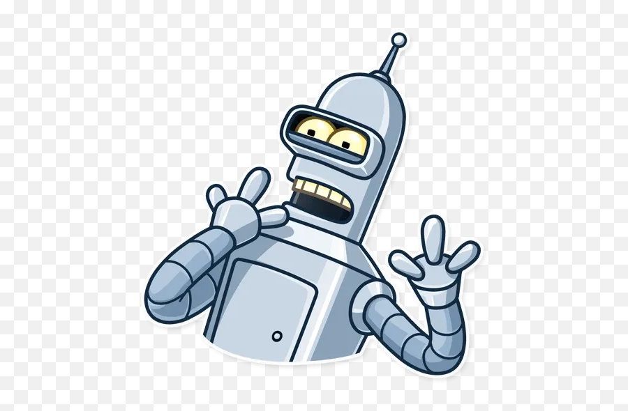 Benderu201d Stickers Set For Telegram Emoji,Bender Emoji