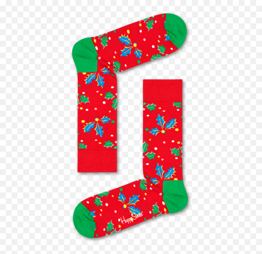 Happy Socks - Christmas Cracker Holly Gift Box Socks Skarpety W Ludziki Piernikowe Emoji,Kids Emoji Socks