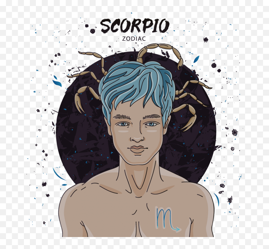 Scorpio Man - Zodiac Sign Scorpio As A Boy Emoji,Virgo Man Emotions