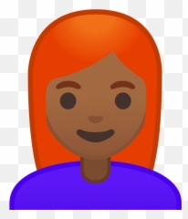 Medium - Red Hair Emoji,Girl Hair Emoji