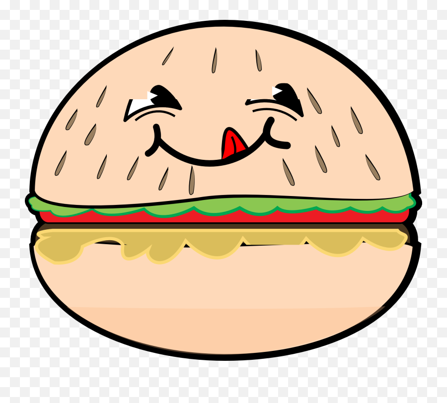 Pin - Gambar Hamburger Kartun Lucu Emoji,Hamburger Emoticon