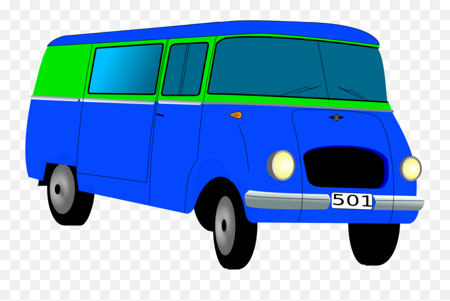 Minivan Png - Van Clip Art Colored Emoji,Minivan Emoji