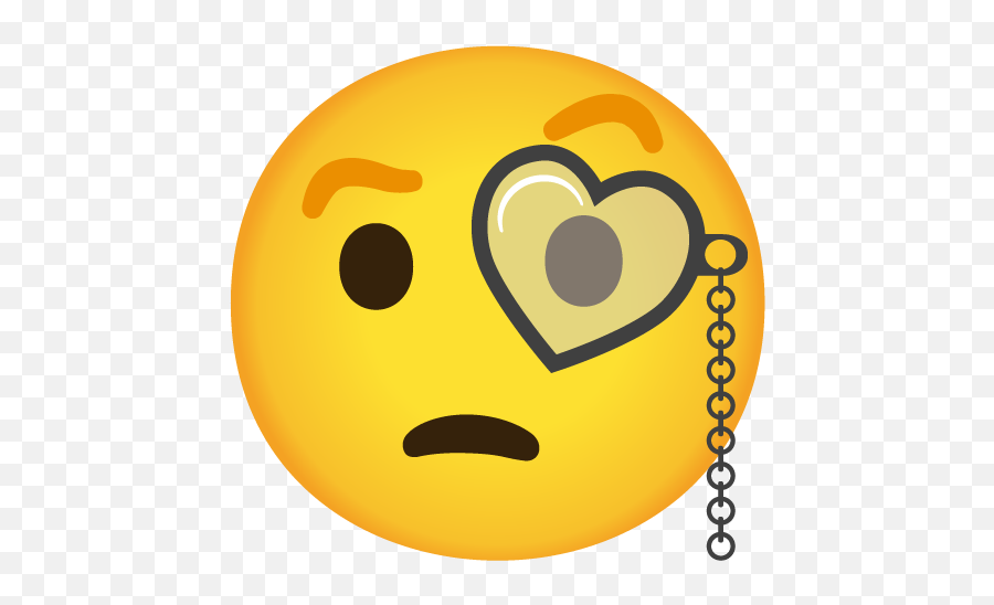 Face With Monocle Emoji - Emoji With Monocle,Monocle Emoji