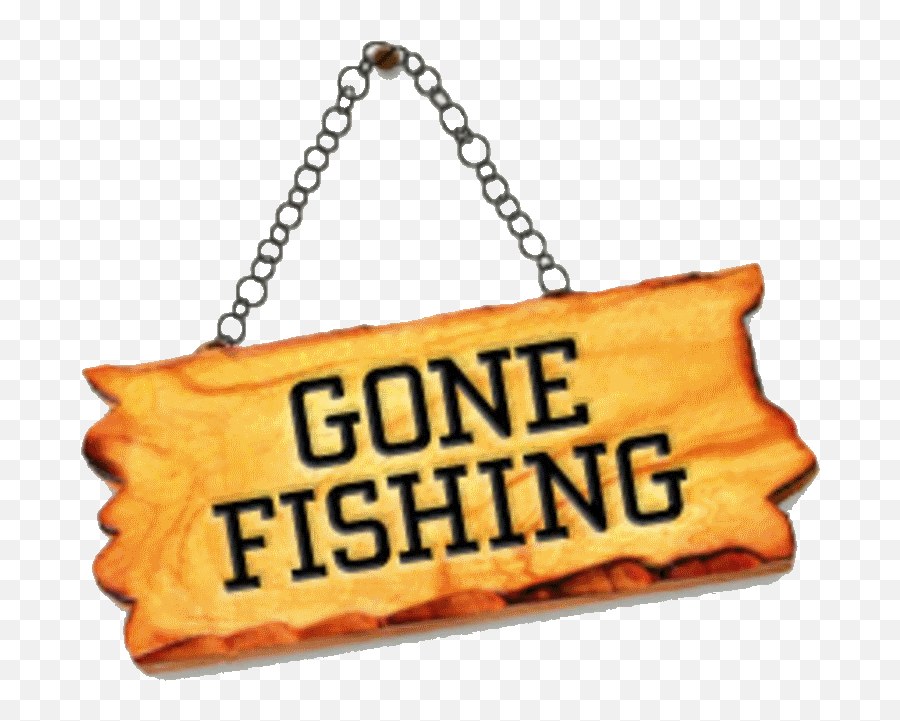 Gone Cliparts Download Free Clip Art - Gone Fishing Sign Png Emoji,Gone Fishing Emoji