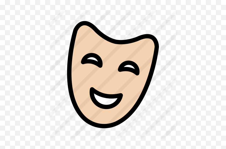 Mask - Free Art Icons Happy Emoji,Messed Up Laughing Emoji
