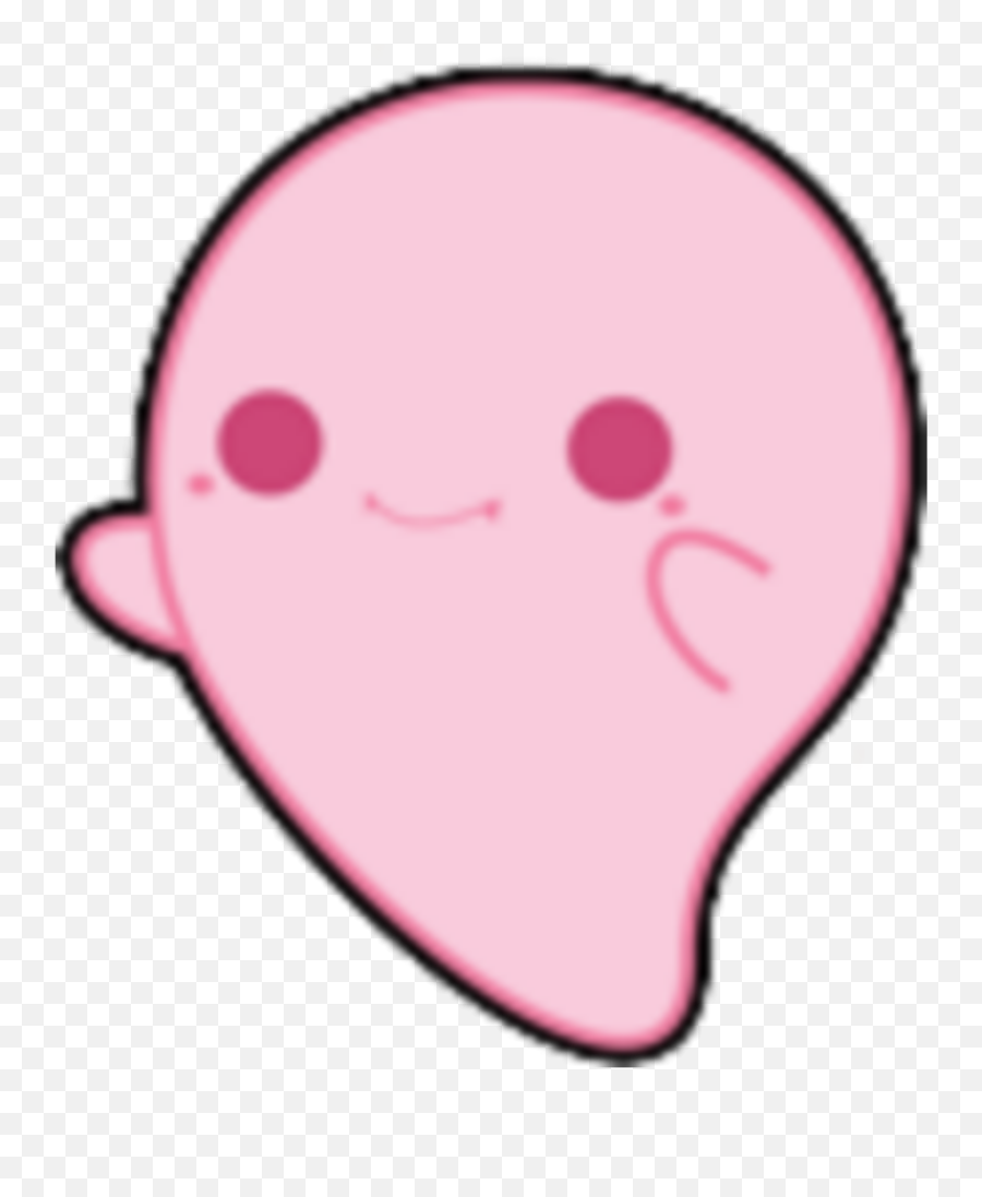 Cuteghost Pinky Ghostlife Sticker - Happy Emoji,Husker Emoji