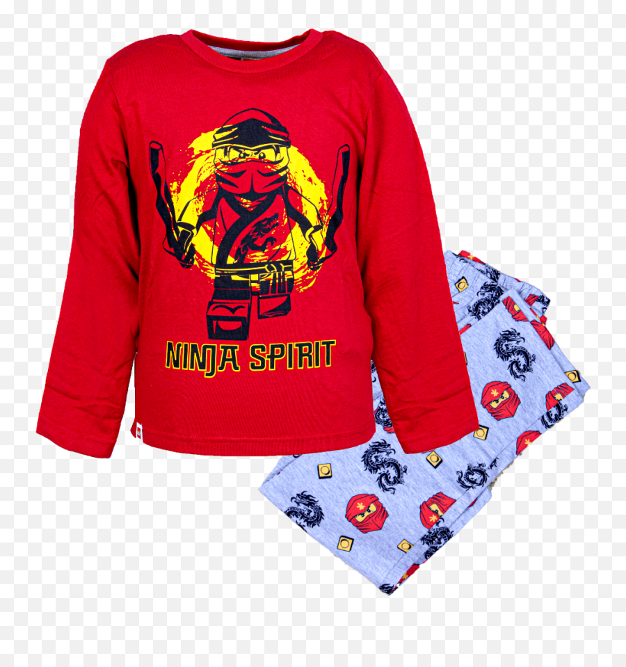 Lego Ninjago Pyjama Ninja Spirit 104 - Long Sleeve Emoji,Emoji Pyjama