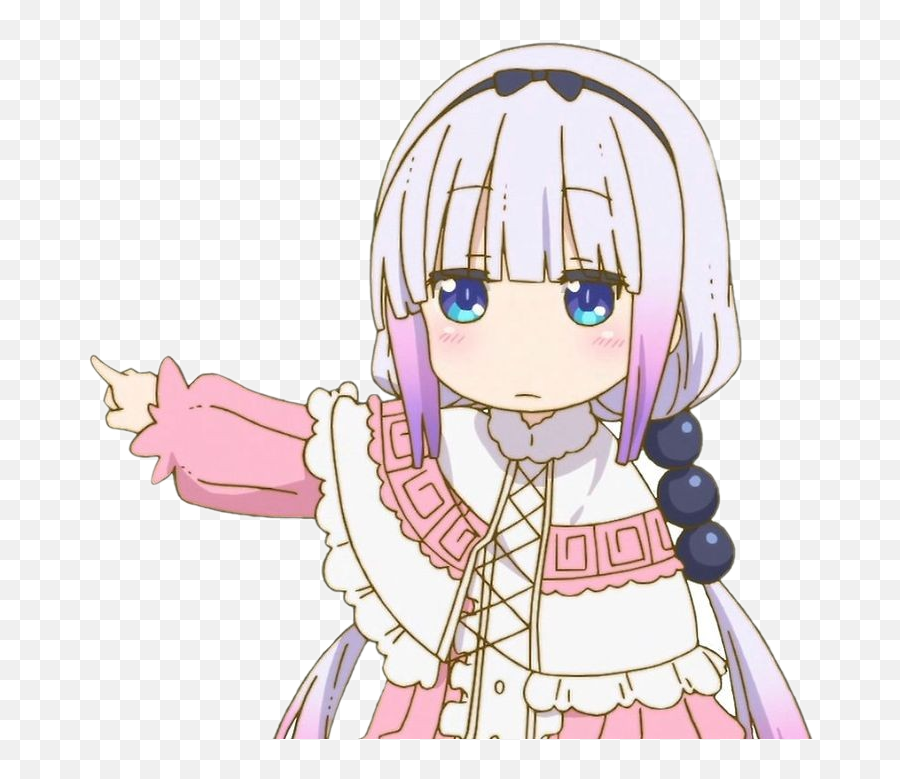 Kanna Kamui Dinosaur Cute Kawaiii - Kanna Kamui Png Emoji,Kanna Emoji