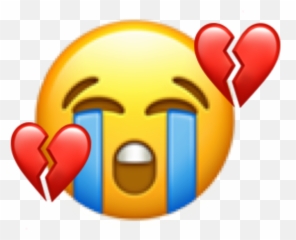Emoji Broke Heart Brokeheart Sticker - Happy,Broke Emoticon
