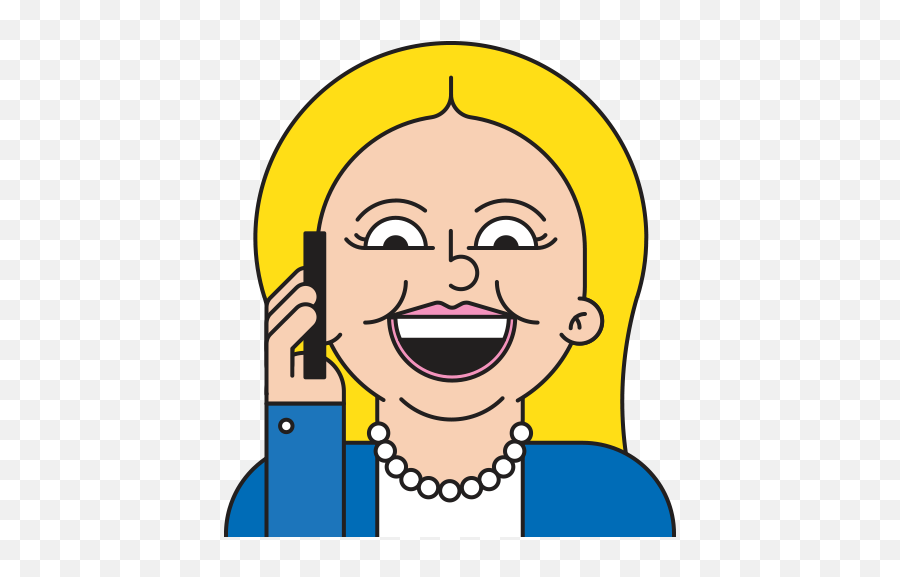 Hillary Clinton Just Got Her Very Own Emoji Keyboard The - Emoji,Pleased Emoji