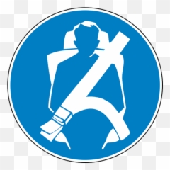 Safe Clipart Seatbelt Safe Seatbelt - Señalizacion Del Cinturon De Seguridad Emoji,Seatbelt Emoji