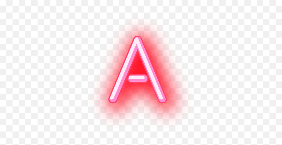 Neon Harf A Pembe Sticker - Neon Glowing Neon Picsart Emoji,Harf Emoji