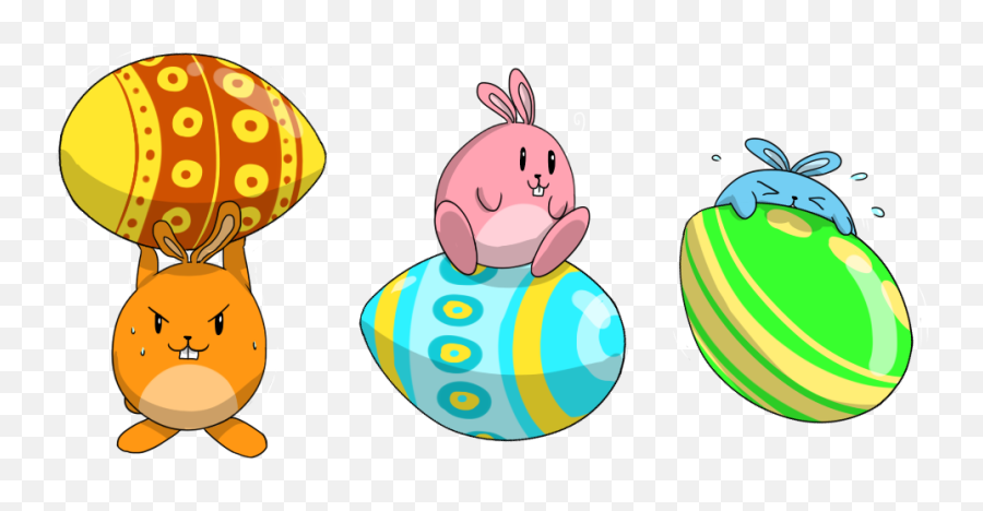 Free Animated Easter Cliparts Download - Cute Easter Eggs Clip Art Emoji,Free Easter Emojis