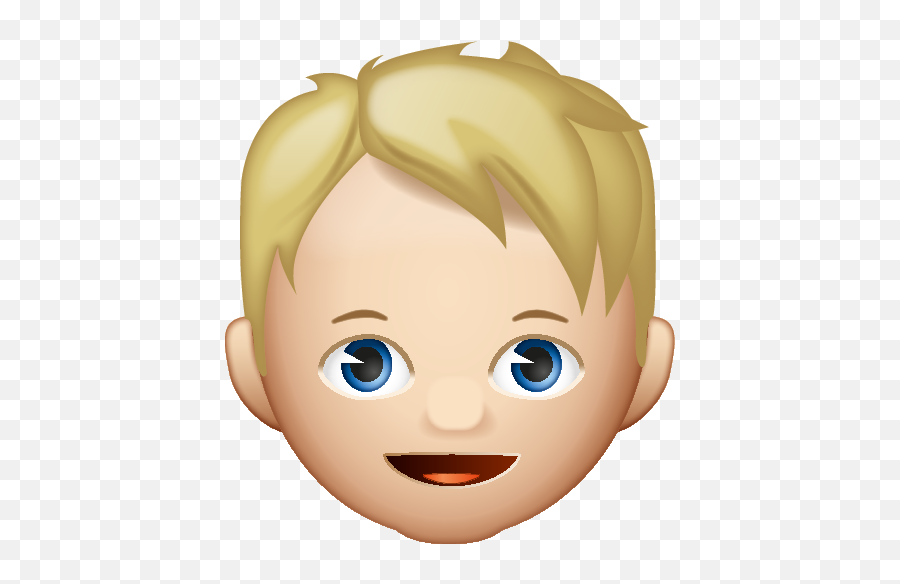 Blond With Layer - Emoji Boy Blonde Hair,Emoji Cut & Paste