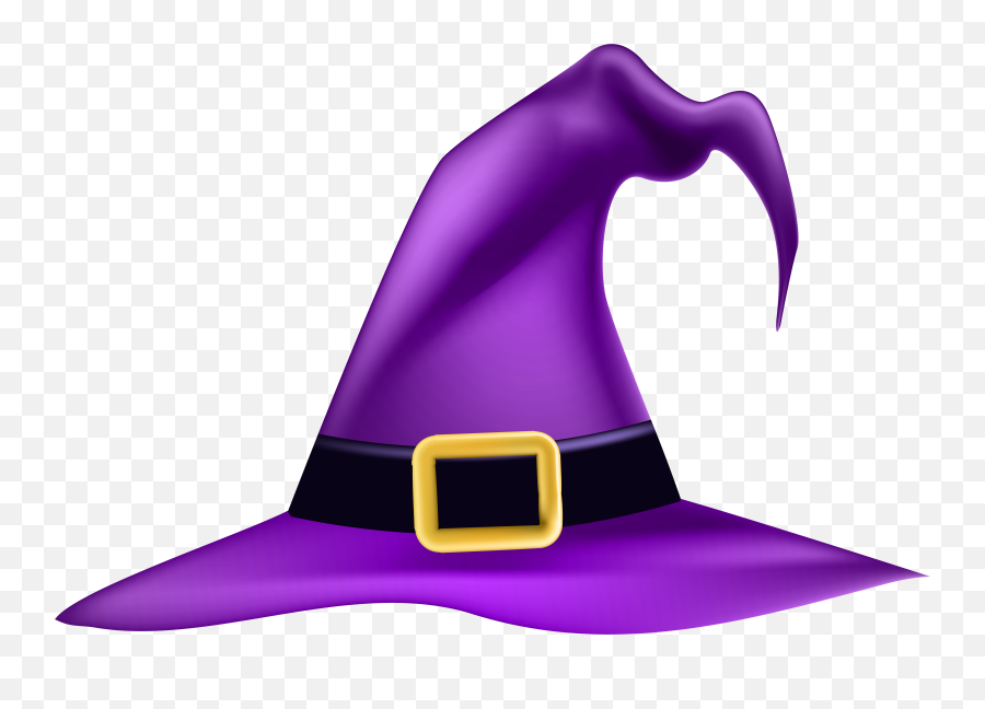 Witch Hat Witchcraft Halloween Clip Art - Transparent Witch Transparent Background Witches Hat Png Emoji,Halloween Emoji Background