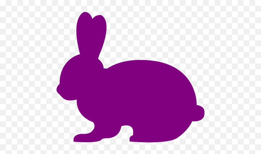 Purple Rabbit 2 Icon - Purple Rabbit Gif Emoji,Rabb It Emoticons List