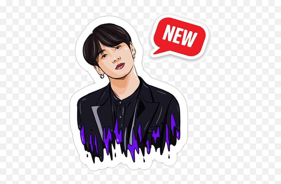 Download Jungkook Stickers For Whatsapp Android App - For Adult Emoji,Jungkook Emoji Bunny Bts Emojis