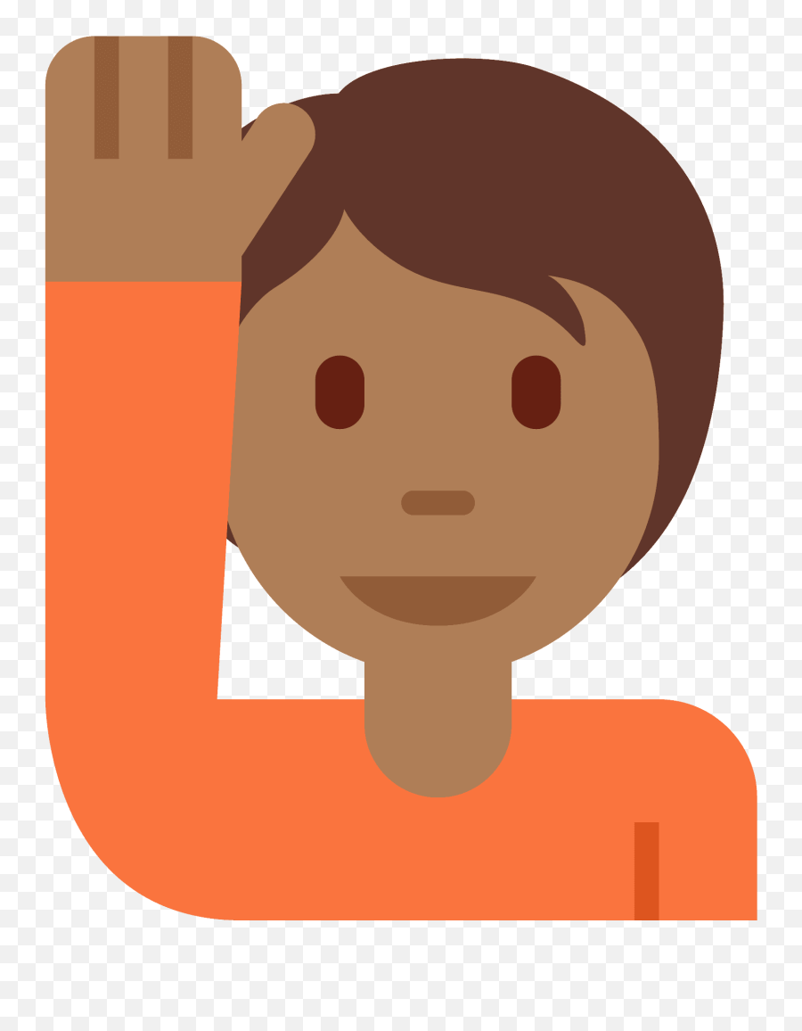 Medium - Human Skin Color Emoji,Crossed Arms Emoji With Black Hair