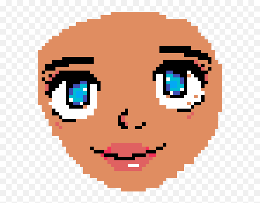 Pixilart - Anime Girl By Anonymous Happy Emoji,Cute Anime Girl Emoticons