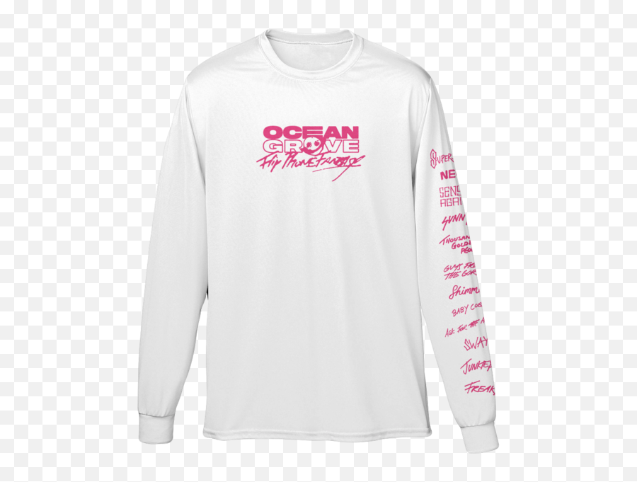 Ocean Grove Merch U0026 Vinyl Official Store U2013 24hundred - Long Sleeve Emoji,Flip Phone Text Emoticon