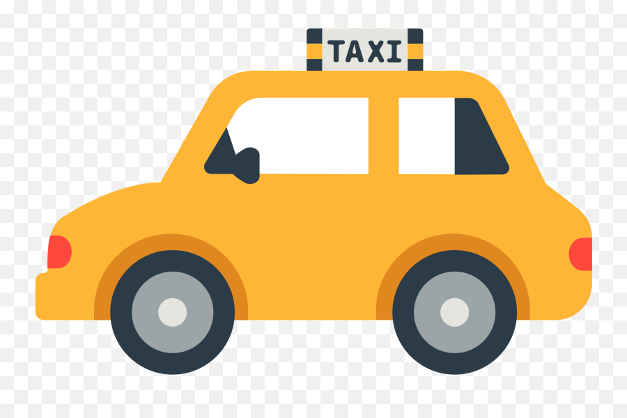 Fxemoji U1f695 - Taxi Clipart,Viber Emoji With Sounds