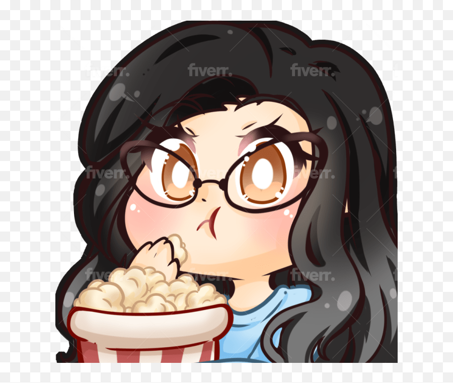 Draw Twitch Or Discord Emotes For You By Vanillabell Fiverr - Junk Food Emoji,Twitch Emoticons On Discord