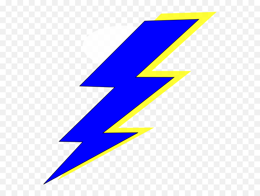 Download Blue Lightning Bolt Png - Lightning Bolt Clipart Emoji,Lightning Bolt Emoticon