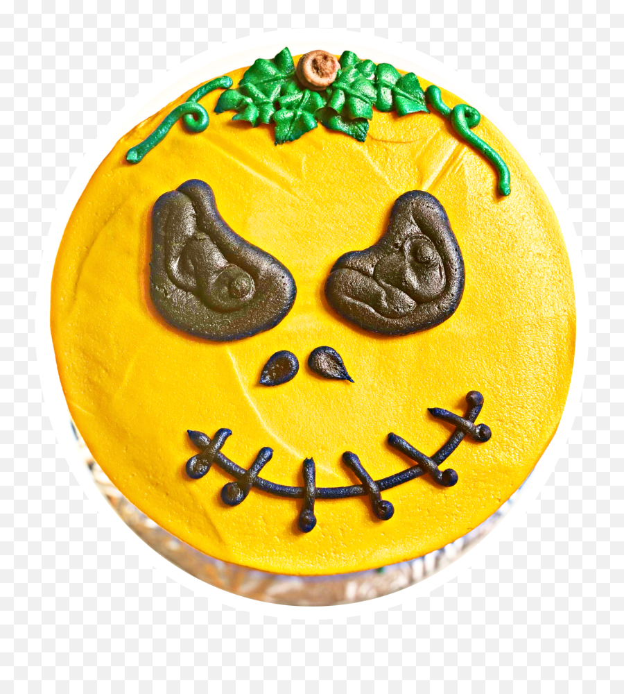 Pumpkin Jack Skellington Halloween Cake - Happy Emoji,Twitter Cake Emoticon