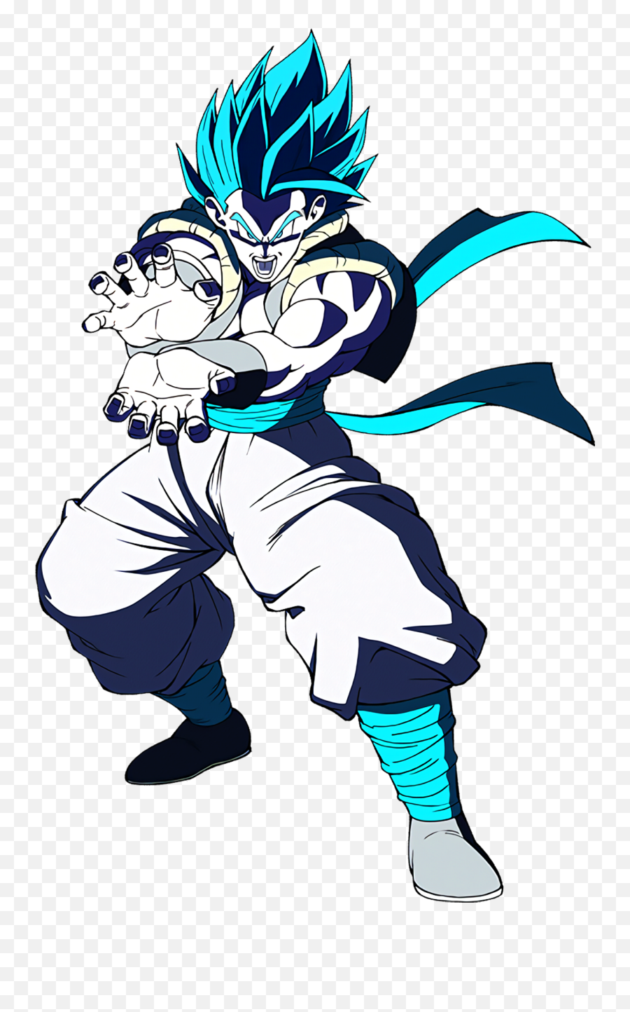 Gogeta Kamehameha Dbs Render - Dokkan Assets Gogeta Emoji,Kamehameha Emojis