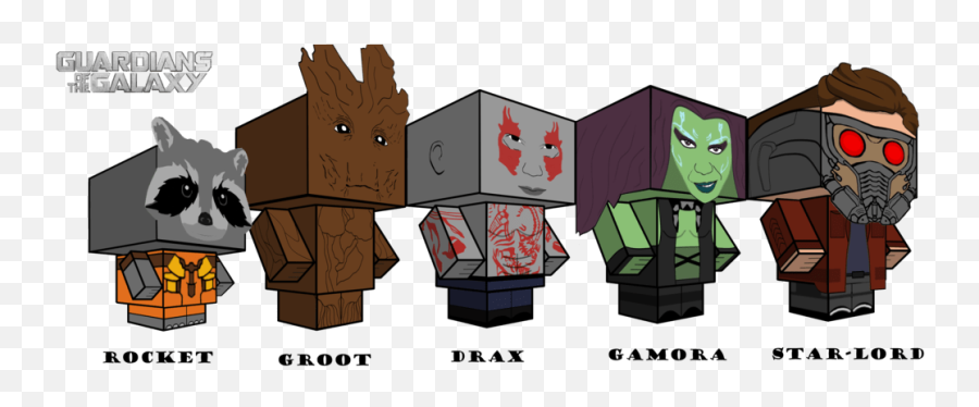Cubee Craft Guardians Of The Galaxy Edition Tiverton - Cubeecraft Guardianes De La Galaxia Emoji,Groot Emoji Facebook