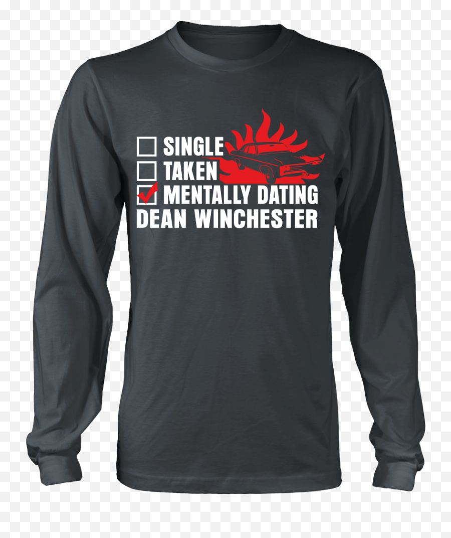 Mentally Dating Dean Winchester - Apparel U2013 Supernatural Pitbull Dog Shirt Emoji,Supernatural-dean Winchester Emoticons