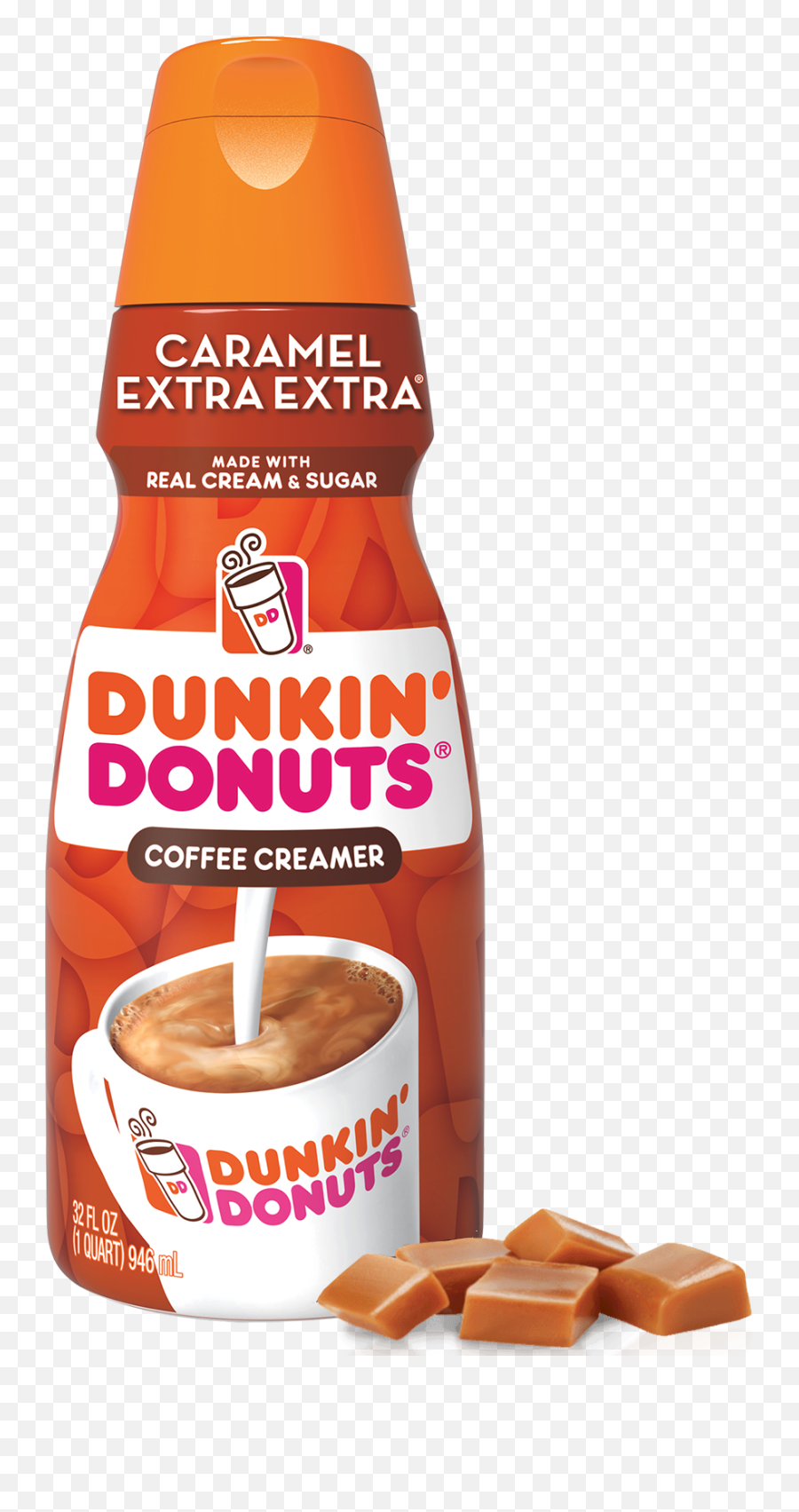 Caramel Extra Extra Coffee Creamer - Dunkin Donuts Creamer Emoji,Dunkin Donuts Pumpkin Coffee Emoticons