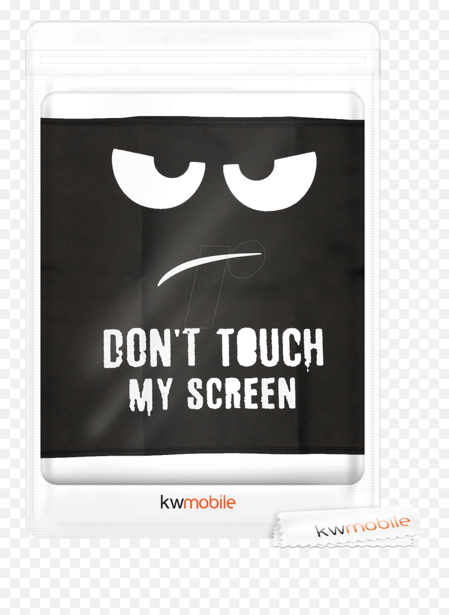 Kw 4361801 Screen Protective Cover 24 - 26 Monitor Black Dot Emoji,Raspberry Emoticon Black White