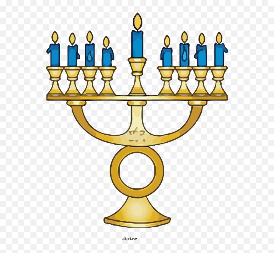Holidays Candle Holder Hanukkah Menorah For Hanukkah - Zoo Arche Noah Emoji,Chanukah Menorah Emoticon