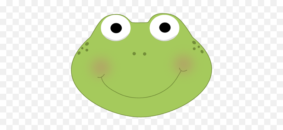 Head Of A Frog Clipart - Clip Art Library Emoji,Differnt Rosy Cheek Emoticon