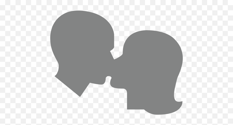 Kiss - Black Kissing Emoji,Kissing Emoji