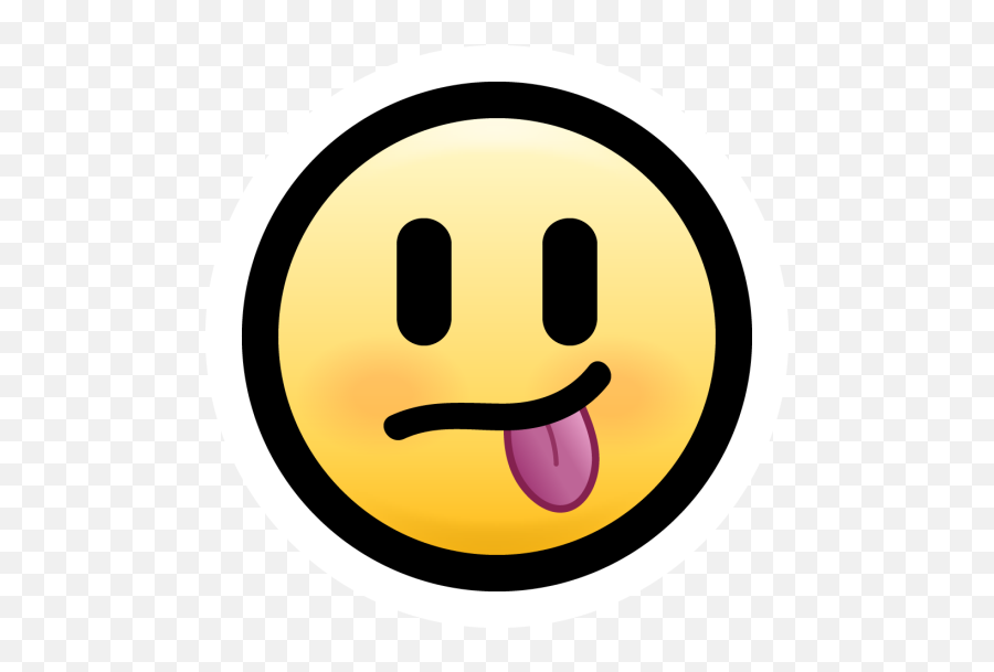 Smiley Tongue By Zoë Shackleton On Dribbble - Happy Emoji,Good Job Emoticon