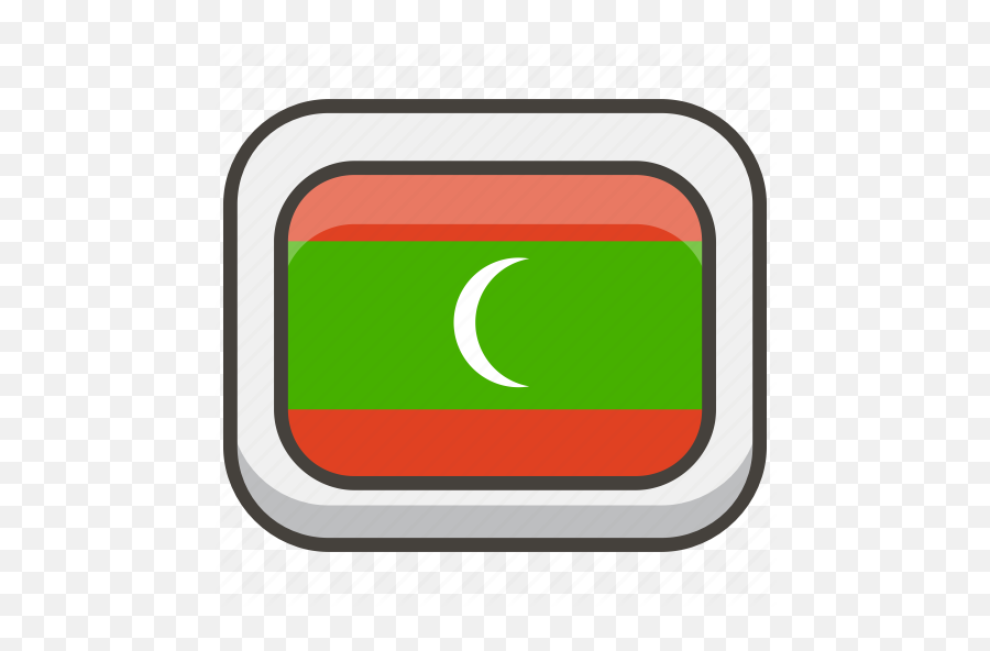 1f1f2 Flag Maldives Icon - Download On Iconfinder Horizontal Emoji,France Flag Emoji